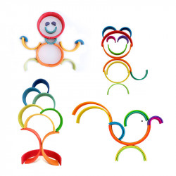 12 Pcs Rainbow Stacker - Extra Large