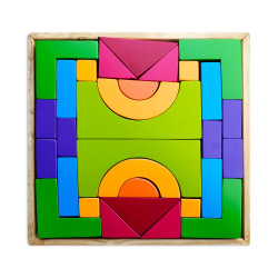 Wooden Building Block 2 Mahal Set